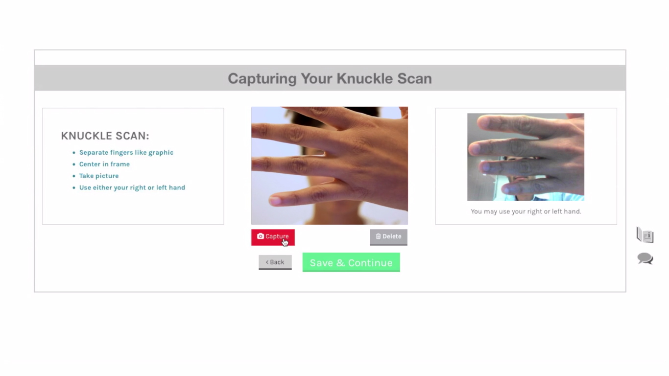 Knuckle Scan